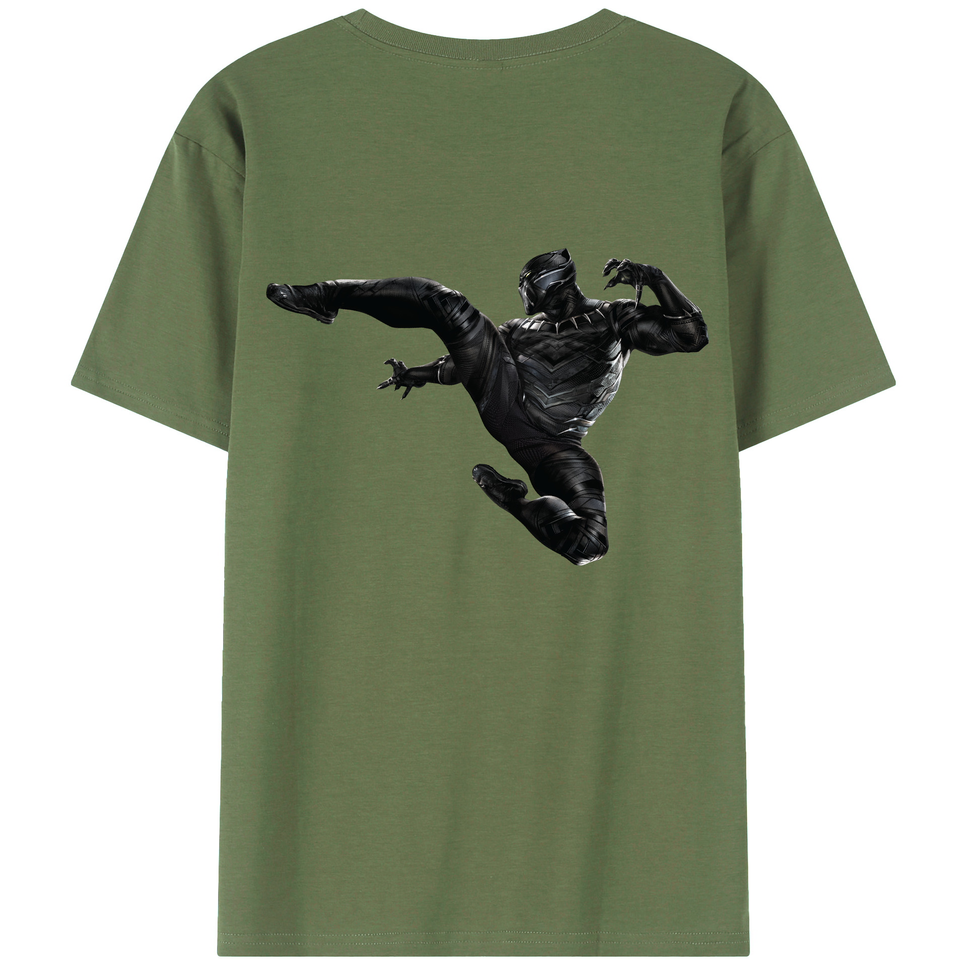 （画像用） アベンジャーズ The Avengers 綿100％ メンズ半袖Tシャツ（バックプリント） 通気性